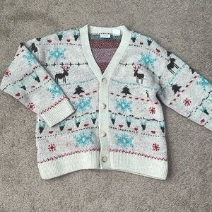 Zara Christmas cardigan